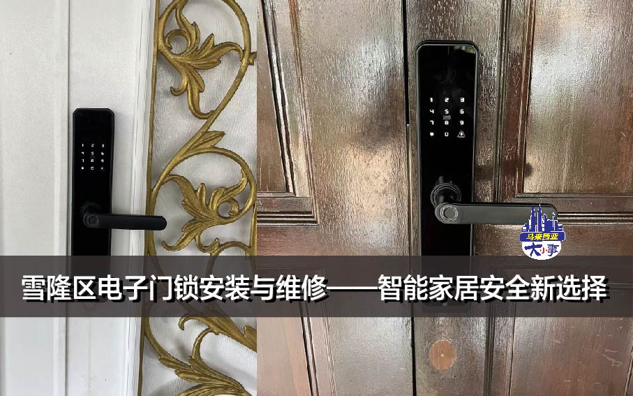 雪隆区电子门锁安装与维修——智能家居安全新选择